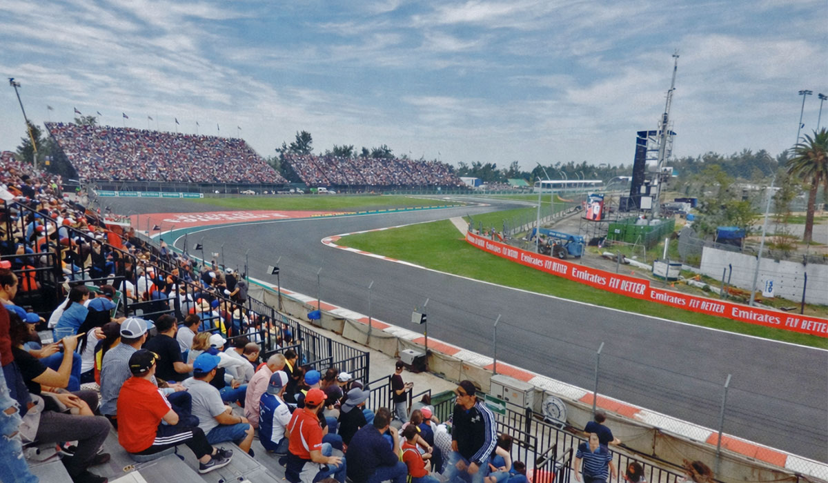 Mexico Grand Prix Grandstand 3a Grada 3a view