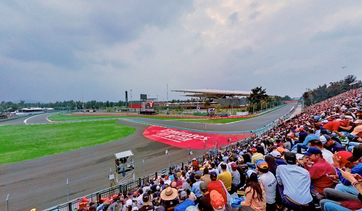 Mexico Grand Prix Grandstand 4 Grada 4 view