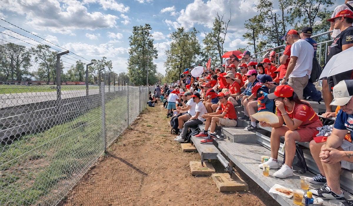 Monza general admission prato spectators