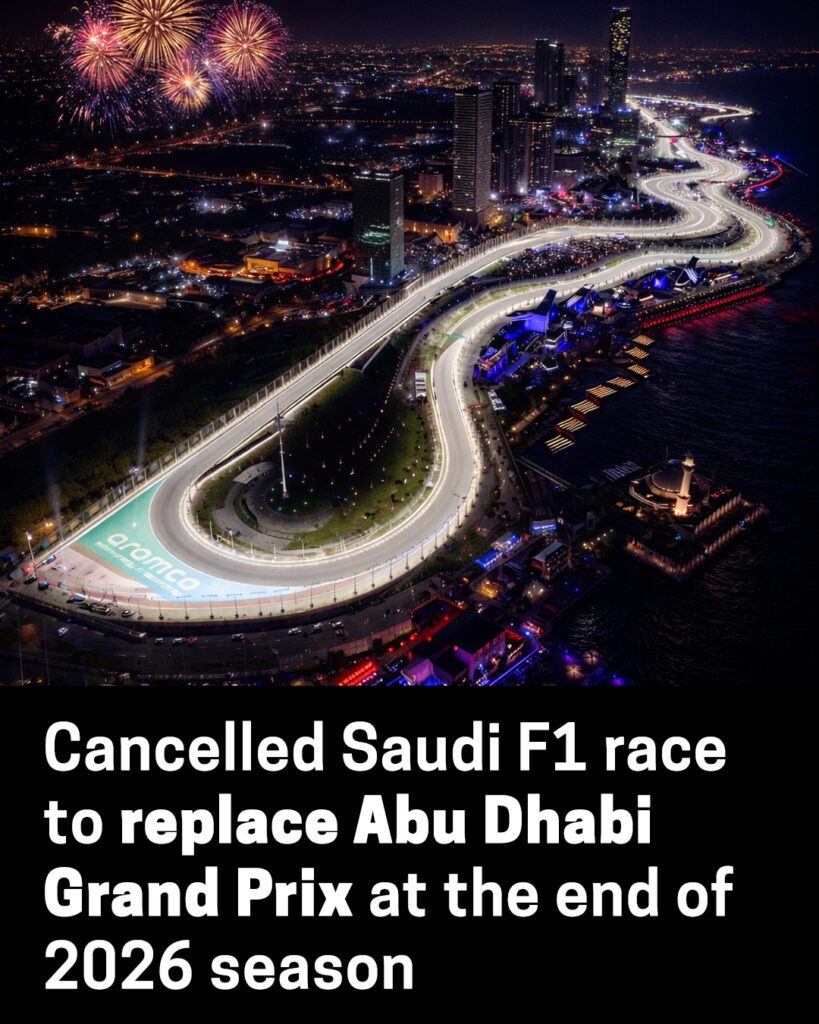 Saudi Abu Dhabi circuit F1