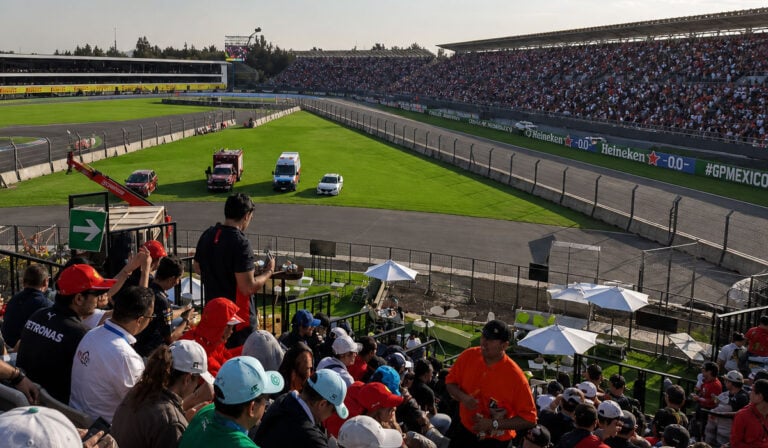 Grandstand 9 view Mexico F1 Grand Prix