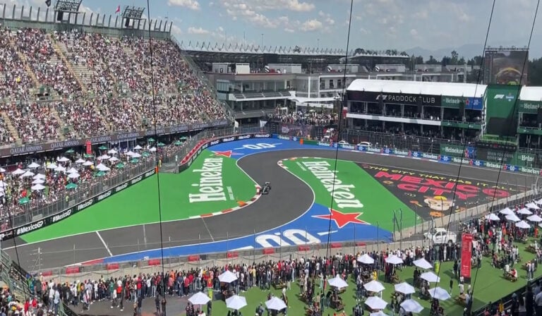 Mexico Grand prix grandstand 14 Foro Sol Sur view