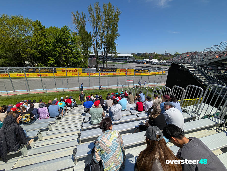Montreal GP Grandstand 10 view 2