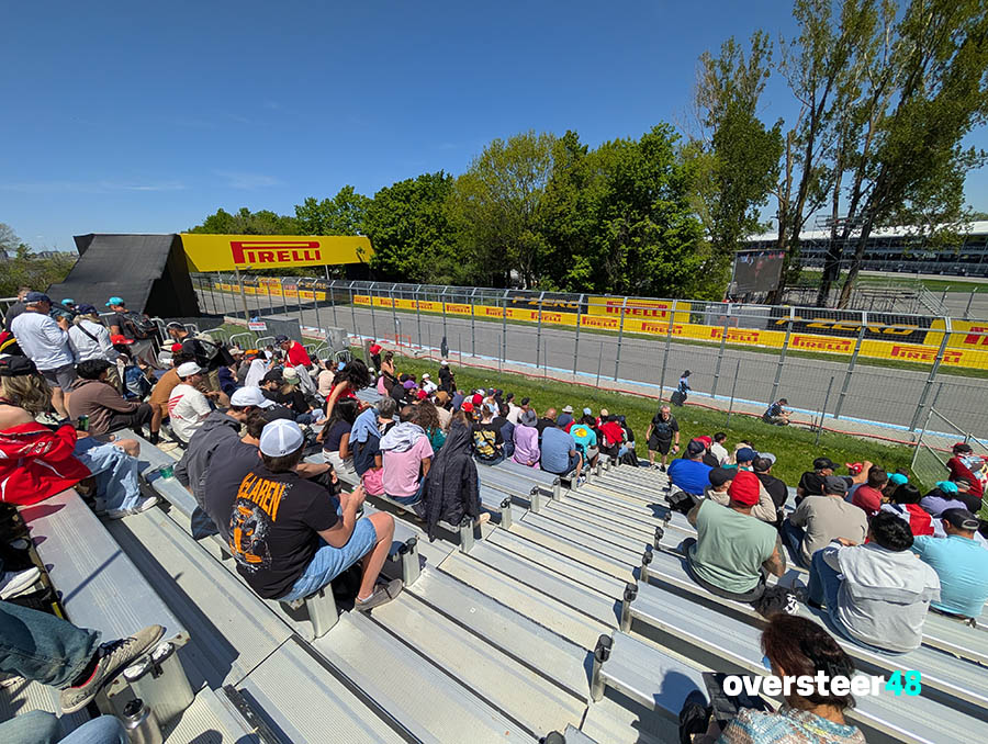 Montreal GP Grandstand 10 view