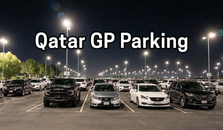 Qatar GP parking Lusail