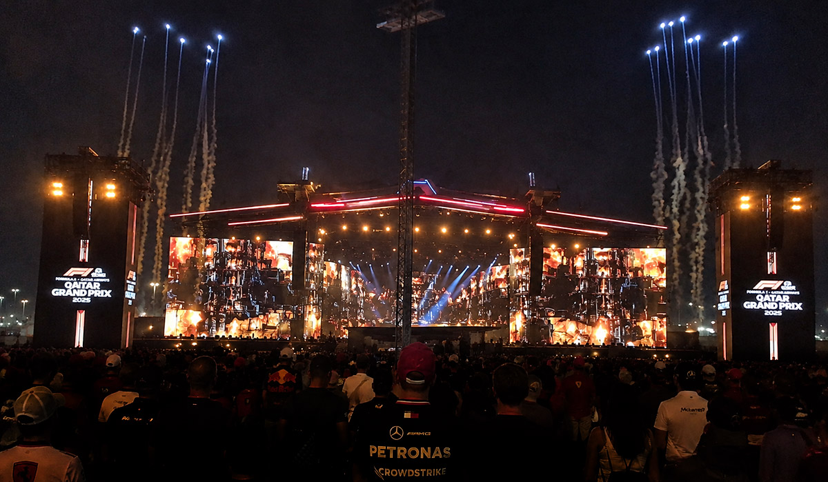 Qatar Formula 1 concert