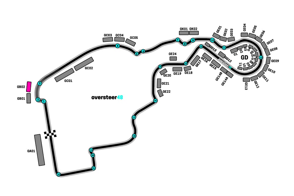 Madring grandstand gb02 location map