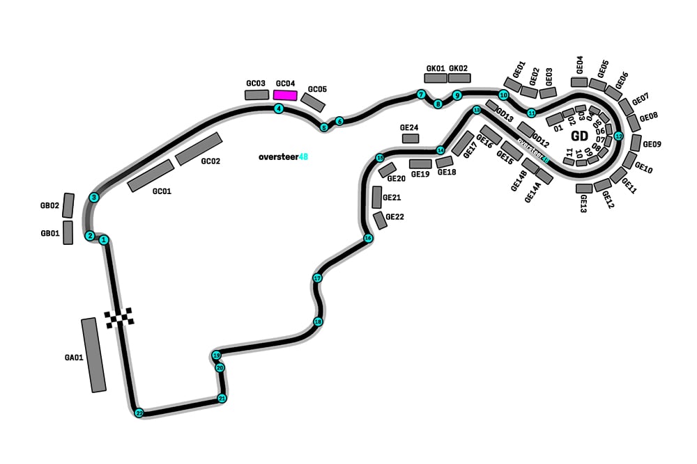 Madring tribuna GC04 map F1 Madrid