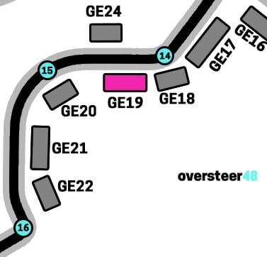 Madrid F1 tribuna GE19 map location Madring