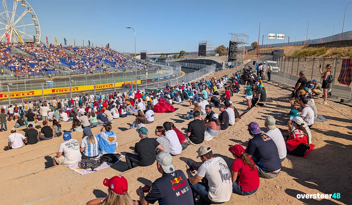 Madring F1 Pelouse General Admission area view