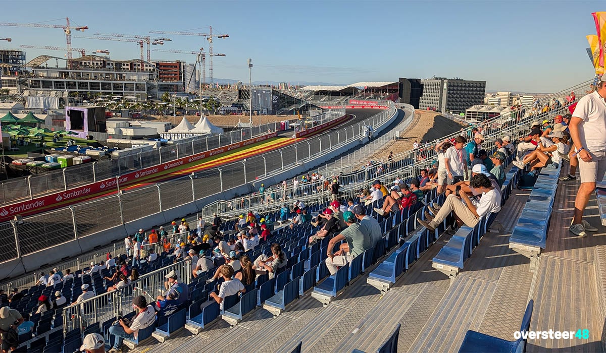 Madring F1 grandstand GE14B view