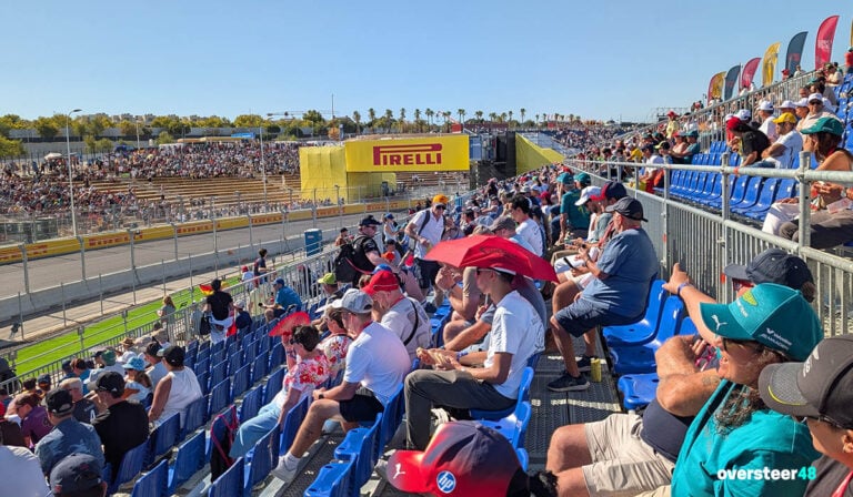 Madring F1 grandstand GE20 view