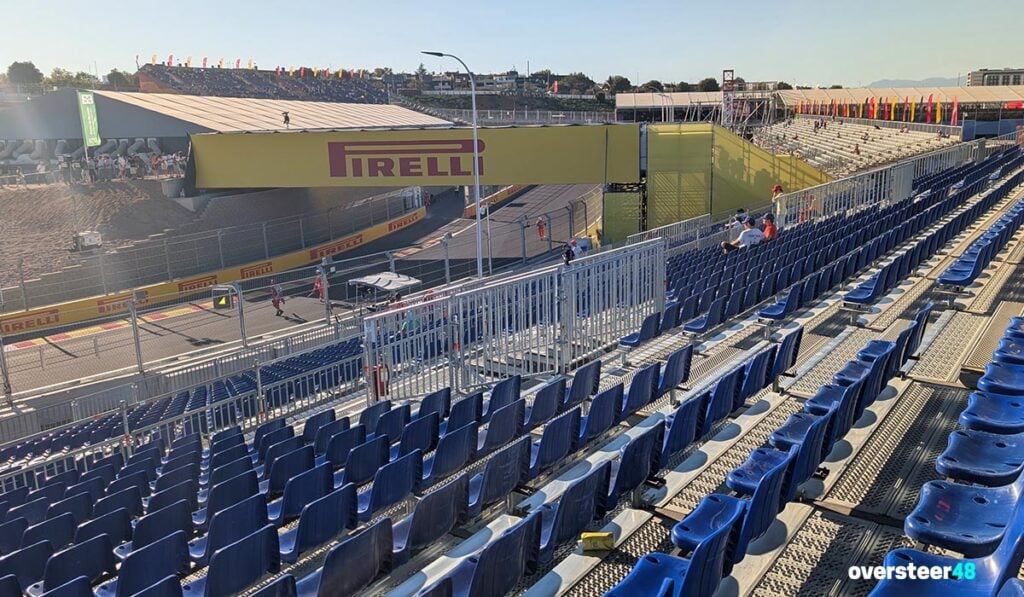 Madring GE18 grandstand view