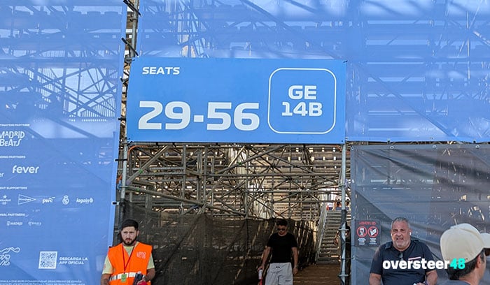 Madring Spanish Grand Prix grandstand GE14B