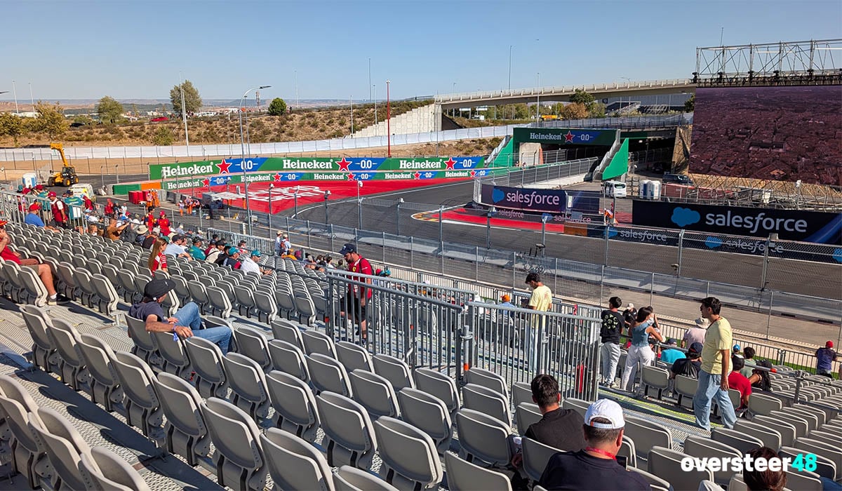 Madring grandstand GE22 view Madrid F1